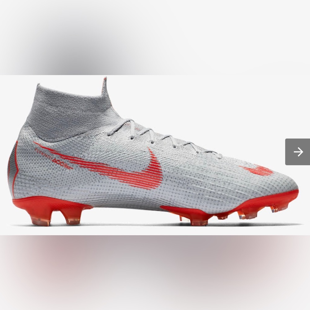 Nike Mercurial Superfly VI 360 Elite FG Grey Red US 7.5 / As Picture